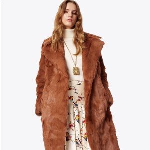 Tory Burch Anya Fur Coat
